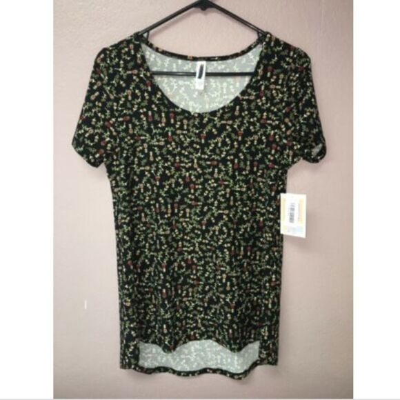 LuLaRoe Classic XS Black Floral Print NWT - Picture 1 of 4